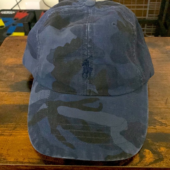 Polo Ralph Lauren Other - Polo Ralph Lauren Faded Blue Camo Hat
